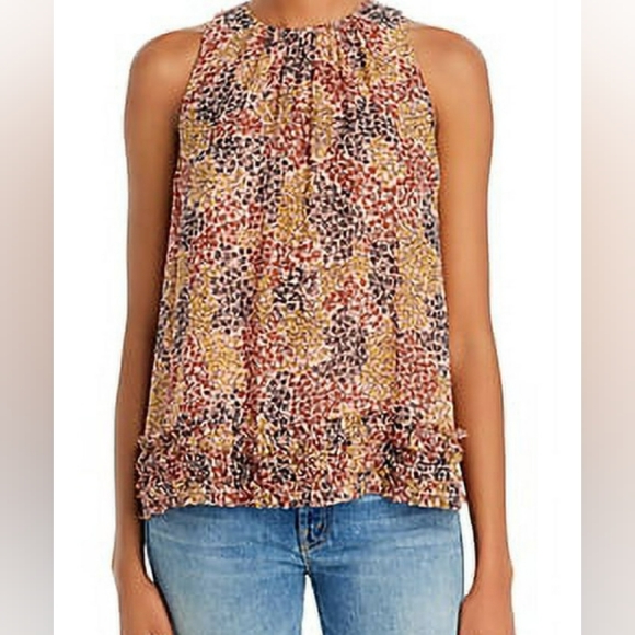 NWT Joie Tulip Floral Print Silk Blouse - Picture 6 of 6